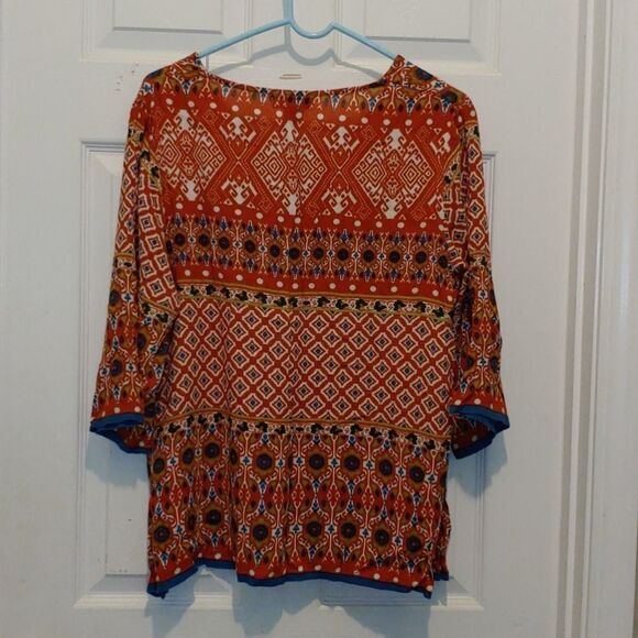 World Market printed top  Sz S / MNWOT - Picture 5 of 5